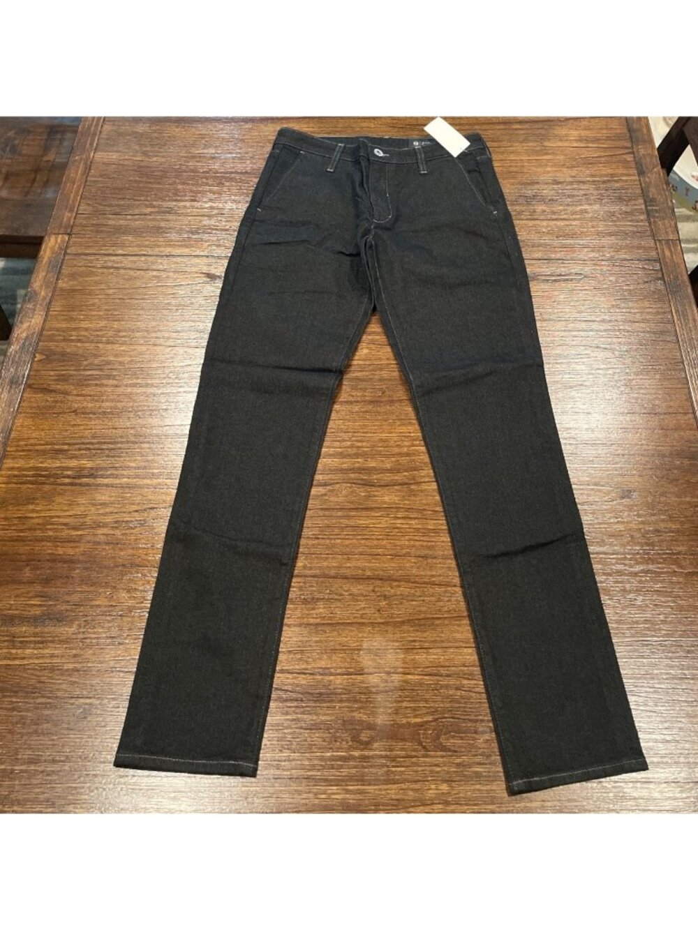 AG Slim Skinny Jean 32x32 Flagstone Black Minimalist Work Casual Denim 30x32
